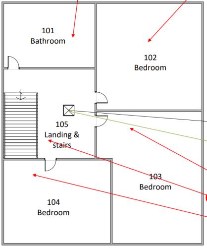 FF floor plan - not accurate